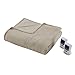 Beautyrest Soft Microfleece Electric Heated Blanket, King, Beige