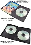 100 14mm (75 Single Plus 25 Double) DVD Cases / Media Cases.