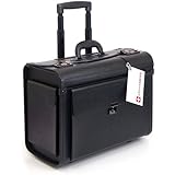Alpine Swiss Rolling 17" Laptop Briefcase on Wheels Attache Lawyers Case Legal Size