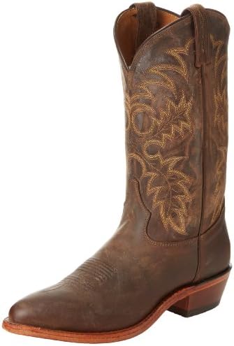 Tony Lama Boots Men's Ponteggio Smooth Cowhide H2133 Western Boot,Dark Tan,8.5 D US