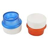 uxcell　蛇口フィルター　水タップフィルタ　2個入り　ホワイト　ブルー　オレンジレッド　PP