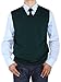 Luciano Natazzi Men's V-Neck Cotton Sweater Pullover Vest Relaxed Fit