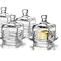 ESSENTIAL HOME COLLECTION SQUARE GLASS BUTTER DISH