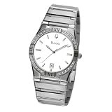 Bulova Mens Diamond Case Calendar Watch #96E100 by Bulova
