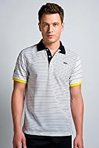 Short Sleeve Super Dry All-Over Fine Stripe Polo