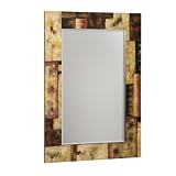 Kichler Lighting 78030 Porcelain Cody Beveled Mirror, Hand-Painted Finish on Porcelain