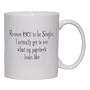 Reason# 901 to be single: I actually get to see what my paycheck looks like Mug for Coffee / Hot Beverage (choice of sizes and colors)