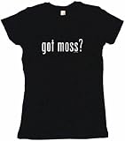 got moss? Women's Babydoll Petite Fit Tee Shirt in 6 Colors Small thru XL