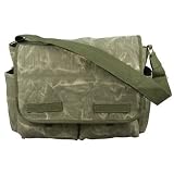 Stone Washed Olive Drab Messenger Bag
