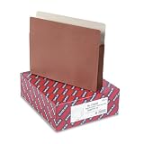 Smead Redrope Tyvek Gusset Letter Size Straight Cut 5 1/4 Inch-Expandable File Pockets 10 Count (73274)