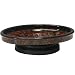 Allure Home Creations Persia Burgundy Decal Ceramic with Metal Base Soap Dish