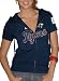 Detroit Tigers Women's Crystallized French Terry Short Sleeve Hoodie