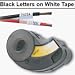 Brady IDXPERT Self-Laminating Labels-3/4 Inch x 1 Inch x 3/8 Inch-Black on White Image