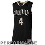 Nike Purdue Boilermakers #4 Tackle Twill Performance Basketball Jersey-Black