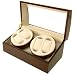 NEW Quad Watch Winder For 4 Automatic Watch Built in IC Program Runs AC or Battery Cherry Finish Gift Box