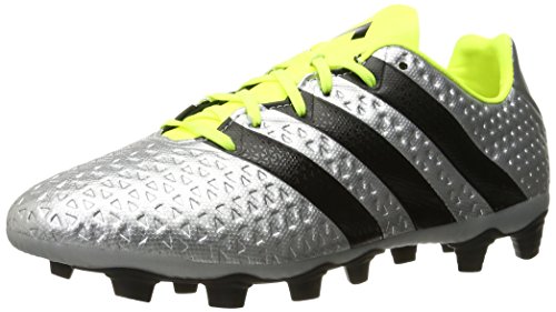 adidas Performance Men's Ace 16.4 Fxg Soccer Shoe, Silver Metallic/Black/Electricity, 11 M US