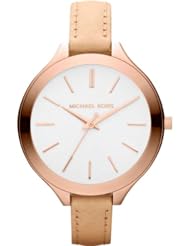Michael Kors Runway Slim Rose Vachetta Womens Watch - MK2284