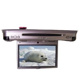 Advent ADV8SR 8-inch LCD Overhead roof mount Car LCD monitorWith Built-In DVD player by Advent