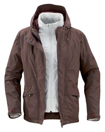 Vaude Womans Eagle Bay Jacket, maroon