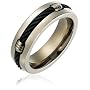 7mm Polished Titanium Barrel Wedding Band