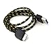 Amcctvshop Fashion Braided Fabric USB 3.0 Charger Cable for Samsung Galaxy Note 3 (Black)