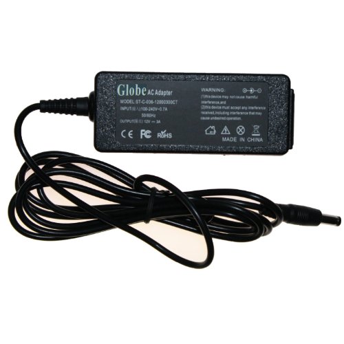 12v 3a Replacement Laptop / Netbook Ac / Dc Adapter / Charger For Asus Eee Pc Models 900 900a 900ha 900sd 900hd 901 904 904ha 904hd 1000 1000h 1000ha 1000hd 1000he 1000hg 1002 1002h & 1002ha With Globe 1 Year Warranty And Uk Mains Lead Included Picture