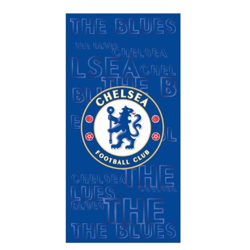 Childrens Toyshop  Kitchen & Housewares : Zap Chelsea Blue Crest Printed Towel