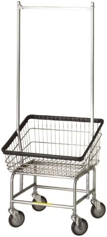 Front Load Laundry Cart w/ Double Pole Rack* Model Number 100T58