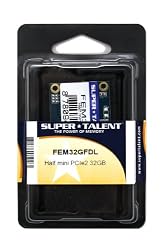 Super Talent 32 GB MLC Half Mini 2 PCIE Solid State Drive FEM32GFDL