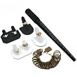 6 Pc Set Mandrel Gauge Single & Double Ring Displays