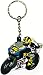 MotoGP Motorcycle Valentino Rossi Fiat Yamaha Rubber Keyfob/Keyring