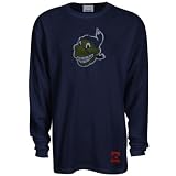 Reebok Cleveland Indians Navy Blue Cooperstown Retro Logo Thermal Long Sleeve Top
