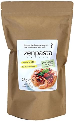Izukappa Zenpasta [gluten free pasta low carb pasta] Zennoodles 14.1oz(0.88oz(25g) x 16)