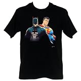 Batman/Superman Mens T-Shirt Featuring Artwork by Michael Turner