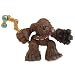 Star Wars Galactic Heroes 2 Pack 2 Inch Tall Action Figure : Chewbacca with Slingshot and Blue Striped Clone Trooper with Blaster Pistol_s-3