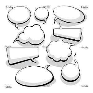 Speech And Thought Bubbles Wall Decal Removable Graphic
