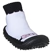 Pre-Walk Girls' Skidders Adina Mary Jane Sock Shoes - White/Black