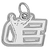 LogoArt Dale Earnhardt Sterling Silver Legacy Charm