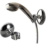 Crazydeal Adjustable Strong Sucker Shower head Bracket Holder Suction Mount No Drilling