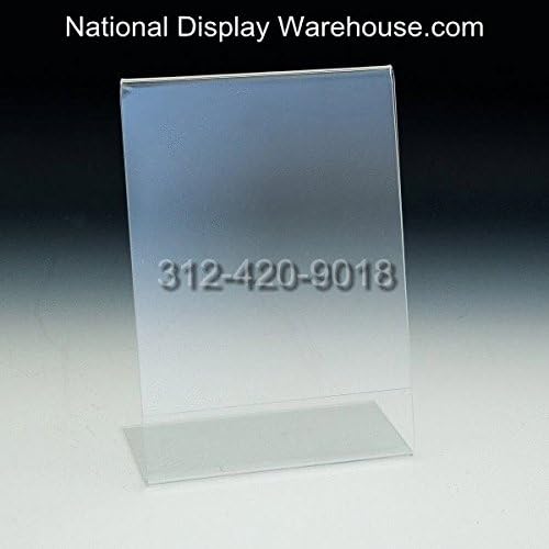 National Display Warehouse (20) 5x7 Acrylic Sign Holders/ Picture Frames, AHSA5X7-20