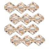 12 Light Peach Swarovski Crystal Bicone Beads 5301 6mm