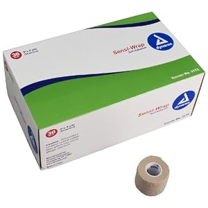 Dynarex YDS Sensi-Wrap Self Adherent Bandage, 2 Inch x 5 Inch, 36 Count (Pack of 36)