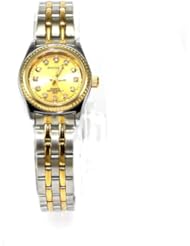 Gold Dial Womens Luxury Quartz Watch Wristwatch Watches Valentino Rudy Stainless Steel Top New