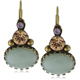 Sorrelli Sweet Dreams Stacked and Scalloped Gold-Tone Earring