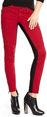 GUESS by Marciano Women's Moto Skinny, RED (24)