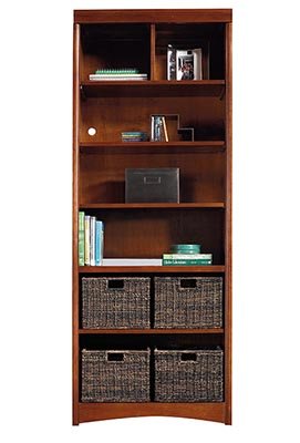 genAmerica Open Bookcase Classic Cherry