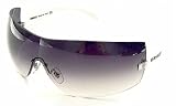 New Authentic VERSACE SUNGLASSES White Frame 2054 1000/8G Dark Gray Gradient Size: UNIQUE-115