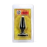 Doc Johnson Smooth Anal Plug, Medium, Black