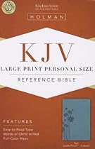 KJV Large Print Personal Size Reference Bible, Teal LeatherTouch Indexed KJV Large Print Personal Size Reference Bible, Teal LeatherTouch Indexed