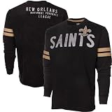 NFL New Orleans Saints Rave Cotton Long Sleeve Premium Shirt Sweatshirt XXL 2XL